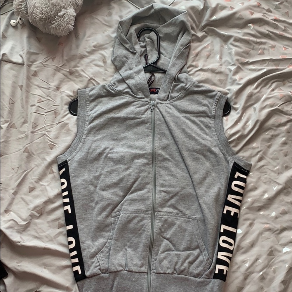 Tank top vest hoodie